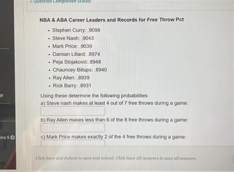 NBA & ABA Career Leaders and Records for Games.